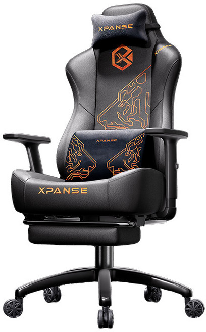 Xpanse 電競椅 人體工學辦公椅 大尺寸電腦椅 舒適學生書桌椅, X7烈焰虎Pro-手工刺繡