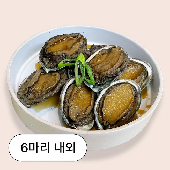 바다농장 전복장조림 대사이즈 6마리내외, 1개, 900g