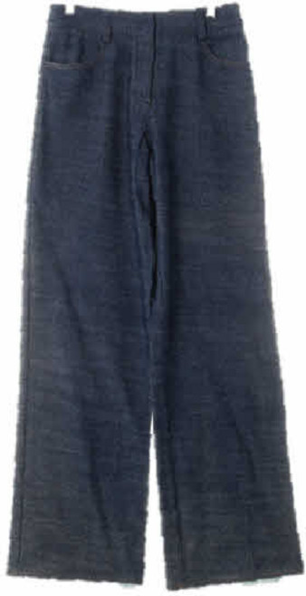 7569 에잇세컨즈 인디고 데님 하이웨스트와이드커팅수술진 [S]