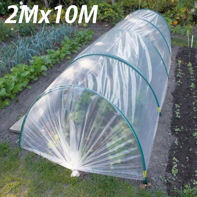 미니비닐하우스 멀칭 텃밭 농사 온실 주말농장 비닐 2Mx10M, 1개