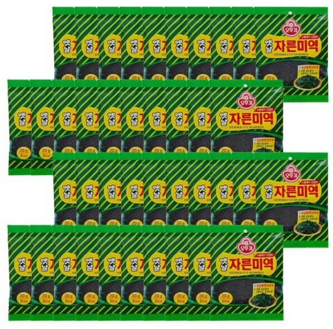 오뚜기옛날 자른미역, 20g, 40개