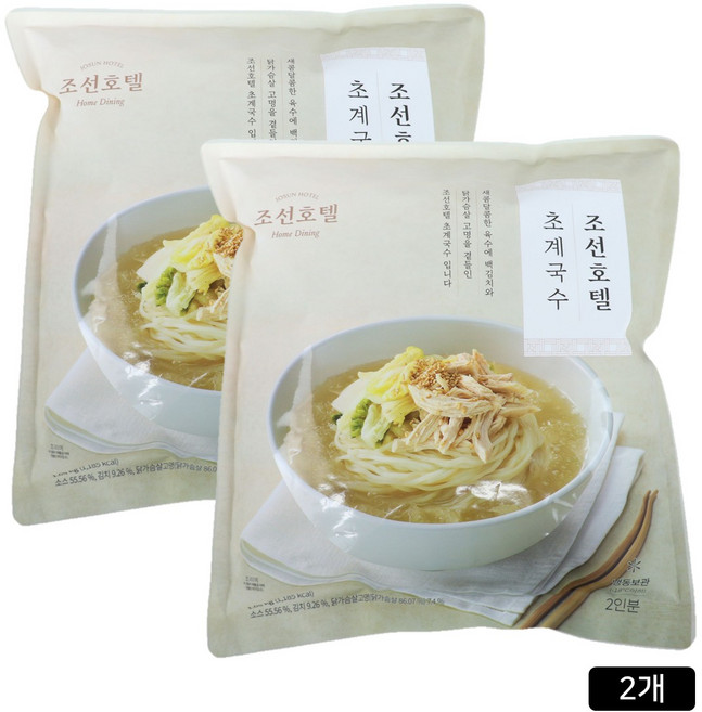 [홈쇼핑] 신세계 조선호텔 초계국수, 2개, 1.08kg