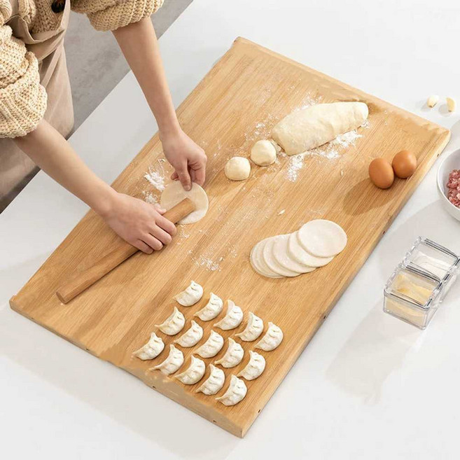 대형 나무도마 수제 원목 큰 쟁반 업소용 플레이팅 50x35x2.0CM, 1개