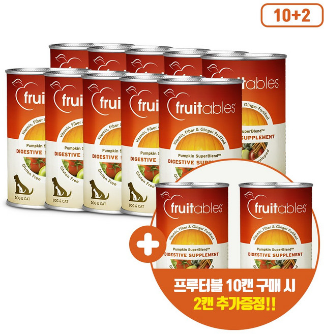 프루터블즈 반려동물 호박 영양제, 425g, 소화+장건강, 6개