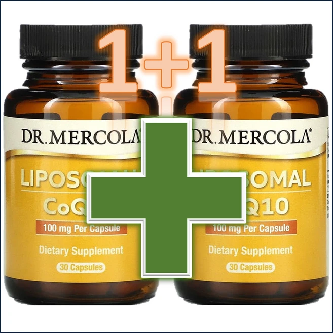 [1+1] Dr. Mercola 닥터 머콜라 리포소말 코큐텐 CoQ10 100mg 캡슐 30정 고약사 약들약 / 해외직구 미국정품, 2개 - 쿠팡