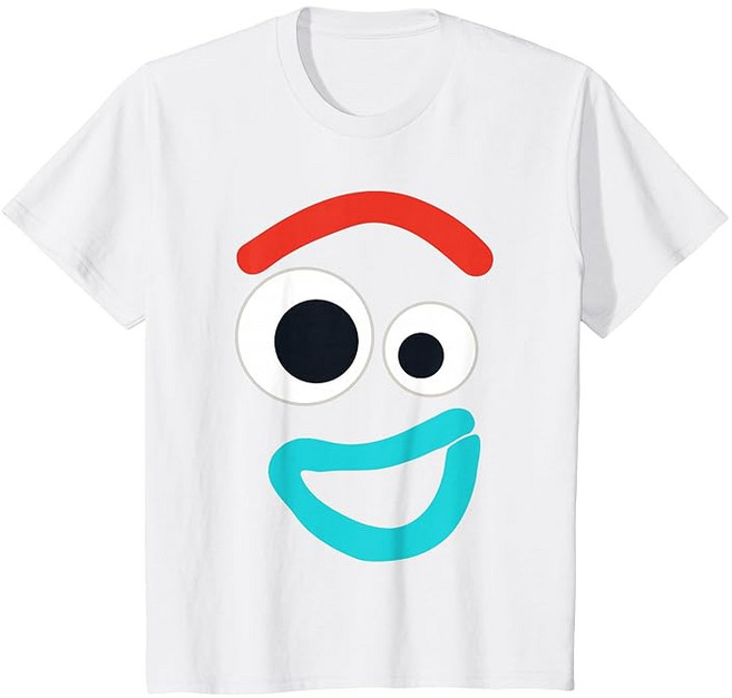 디즈니와 픽사 토이 스토리 4 포키 스마일 코스튬 티셔츠