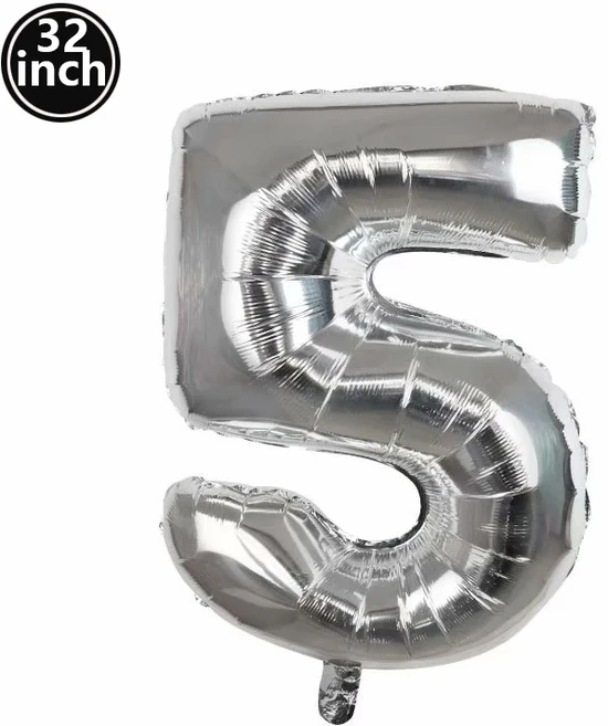 멀티 컬러 큰 숫자 6 풍선 32 1 2 3 4 5 6 7 8 9 생일 공 빨간색 자리 독신 풍선 그림 Golob 풍선, 01 32, 14 silvery 5