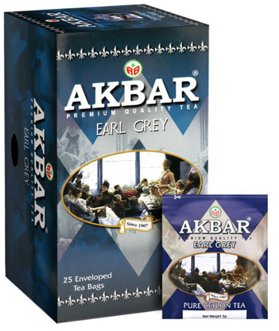 아크바 얼그레이 25티백, 2g, 1개, 25개입