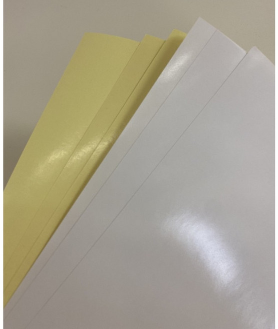 Fion 離型紙 A3/A4/A5/A6/B5 貼紙簿/紙膠帶拼貼 手帳貼紙本, 1個, 白色壓紋加厚款(圖七)(單面),6.5x12.8cm-20張