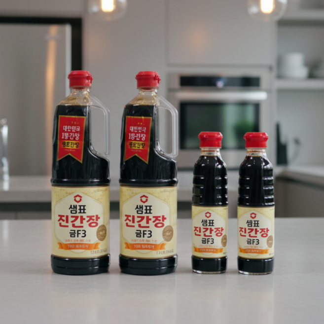 샘표 진간장 금F3 1.7L 2개+ 500ml 2개 는 랜덤, 2개