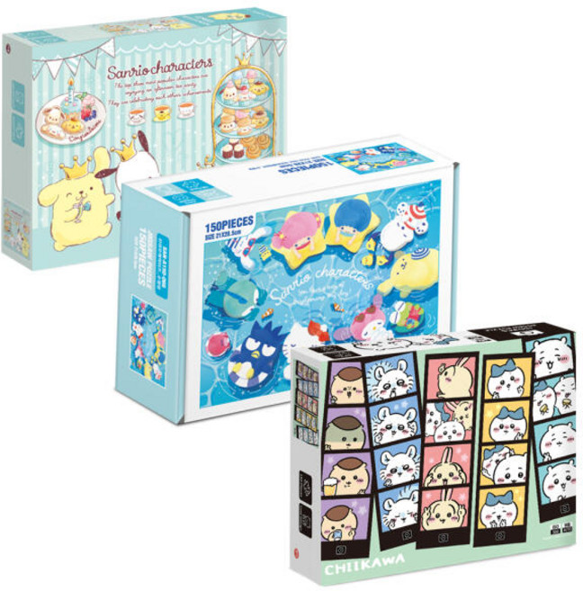 아트박스/호사문구 토이앤퍼즐 캐릭터 퍼즐 150pcs, 산리오캐릭터즈_수영장