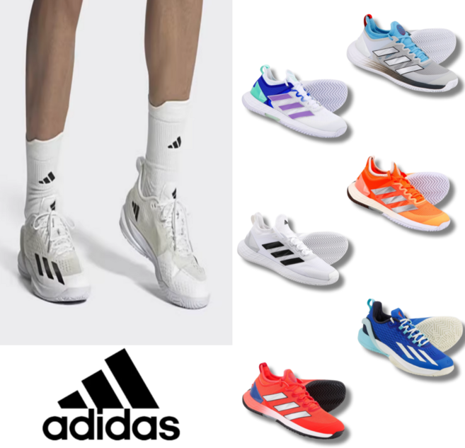 (정품)아디다스 테니스화 운동화 코트화 입문용 초보자용 발편한신발 남녀공용 탁구화 배드민턴화