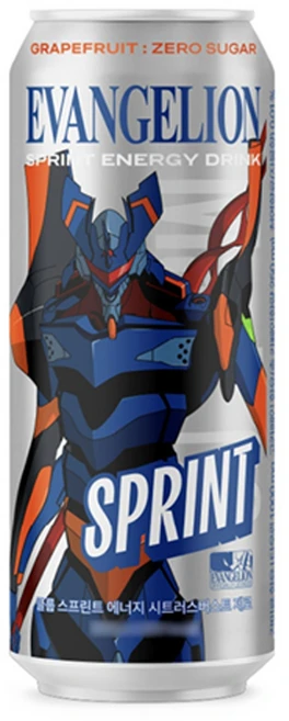 에반게리온 스프린트에너지드링크 시트러스버스트제로 500ml x 4개 - 쿠팡