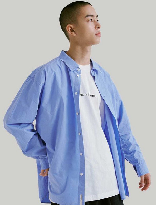 마크엠 싱글 포켓 코튼 셔츠 MKBAA5001