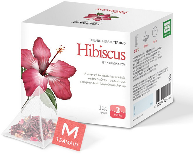 티메이드 유기농 히비스커스 차 히비스커스티 1.1g 10개입 1개