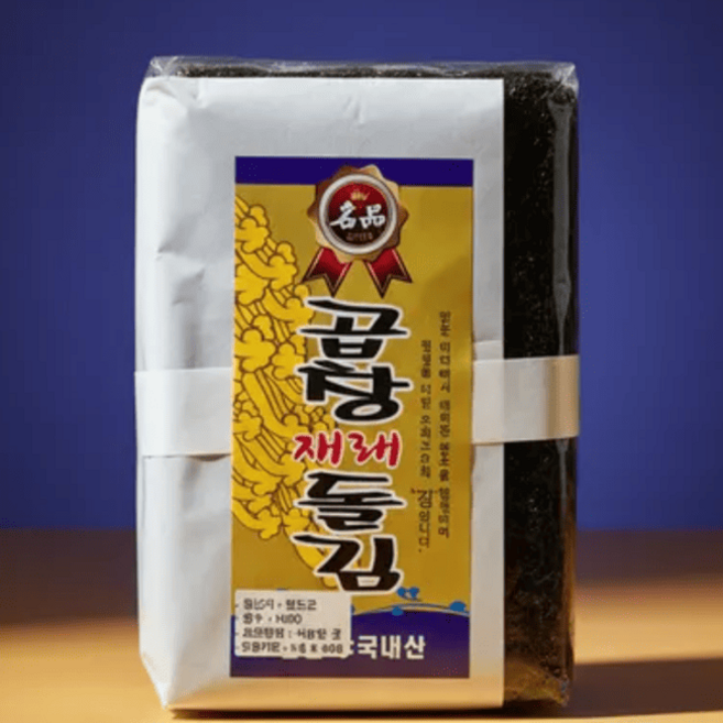 완도 곱창돌김 2025년 햇곱창김 생김 1톳/100장, 1개, 360g