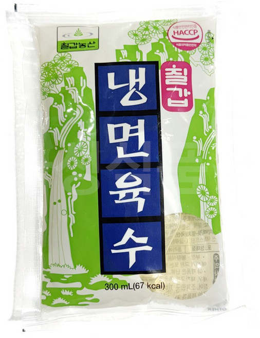 칠갑농산 냉면육수, 20개, 300ml