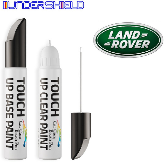 언더쉴드 랜드로버 자동차 붓펜 투명세트 터치업 카페인트, 1AG 산토리니블랙, 1세트
