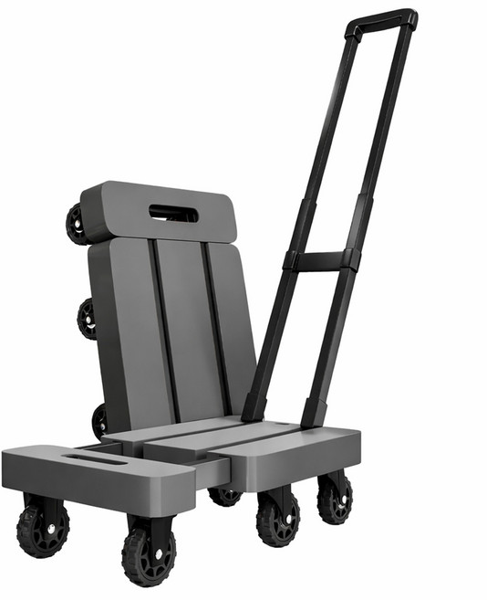 ROYAI ONE 가정용 운반 접이식카트 확장형 핸드 카트, 1개, 그레이30*60cm