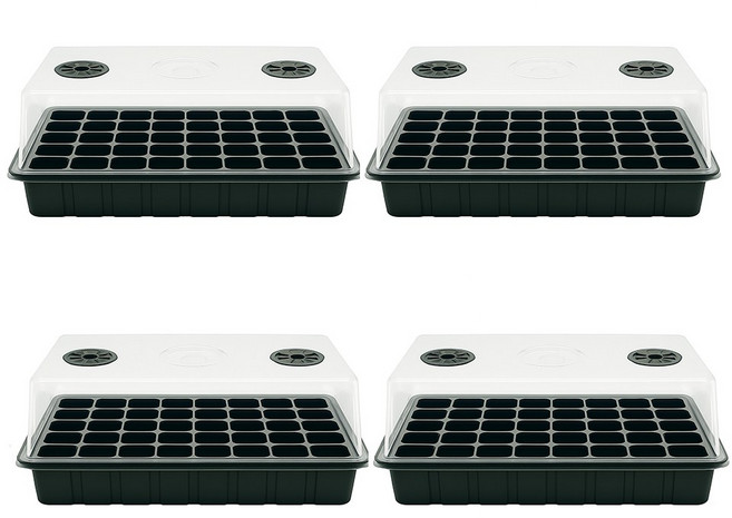 대형40구뚜껑트레이, 4개, 블랙