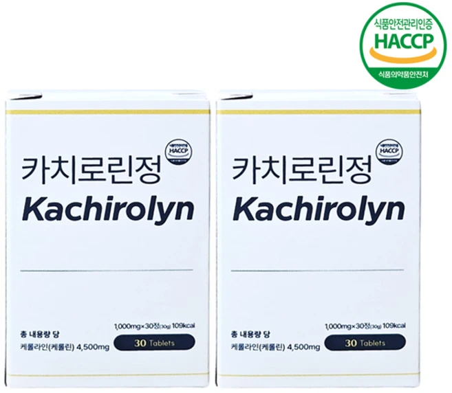 카치로린정 Kachirolyn, 2개, 30정 - 쿠팡