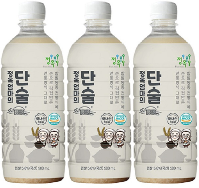 하동쌀 전통방식 수제 엄마의 식혜 500ml 전통음료 HACCP인증 국내산, 3개