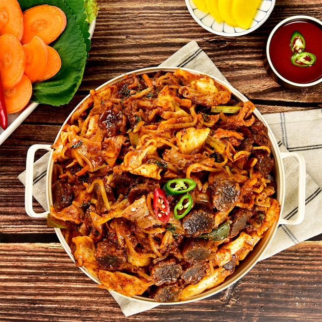 신림동또순이 양념순대곱창볶음 1kg-2인분(순대+곱창), 1개, 1kg