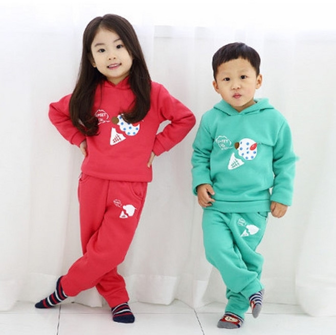 어린이 유아 기모 상하복 아이스크림 후드 겨울 상하세트 활동복 외출복