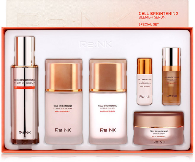 리엔케이 셀브라이트닝 비타민C 미백 기미 잡티 세럼 화장품세트, 1개