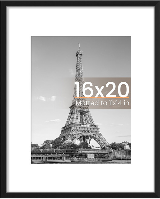 upsimples 베이직 프레임 인테리어 사진 액자 PVC, 1개, 블랙