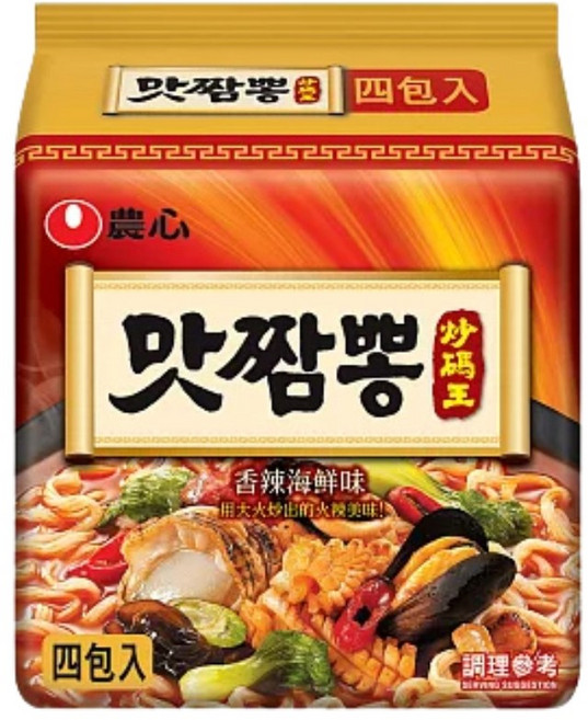 農心 炒碼麵 香辣海鮮味, 1個