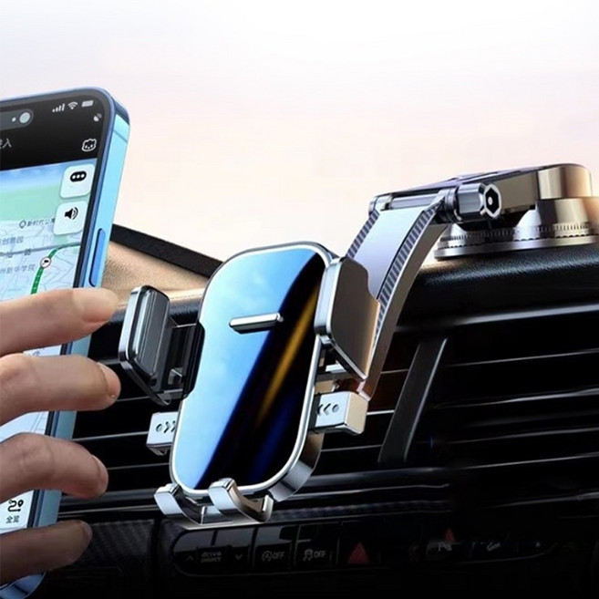 카이징 차량용 대시보드 휴대폰 흡착식 거치대, 카본, 1개