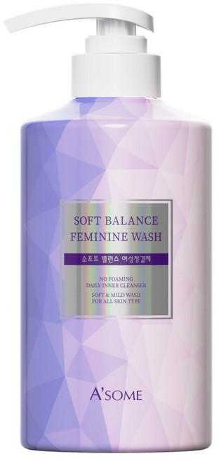 에이썸 소프트 밸런스 여성청결제, [AA1]에이썸 여성청결제, 500ml, 1개