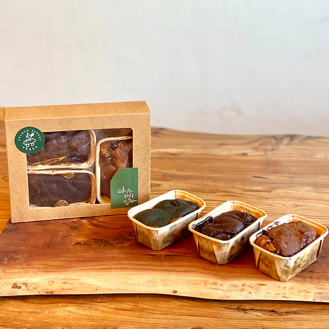 [돌멘베이커리] 비건 파운드 세트, 2개, 120g