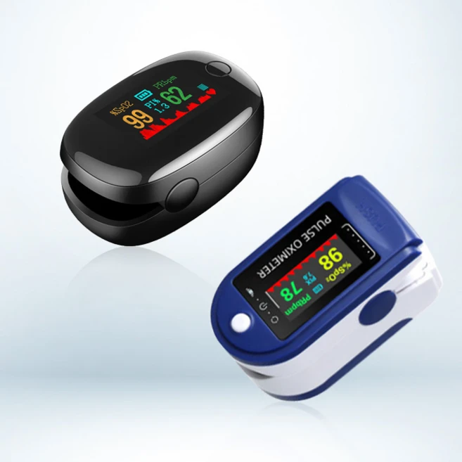 옥시미터 산소포화도 맥박 혈중 산소농도 측정기 가정용 휴대용 코로나재택치료, 펄스 옥시미터 고급형 - 블랙, 1개 - 쿠팡