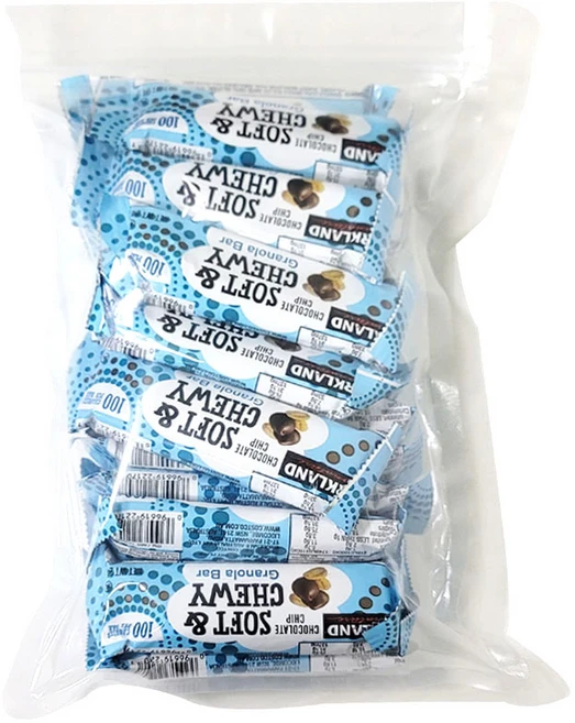 커클랜드 소프트앤츄이 그래놀라바 24g x 32개 프로틴바 시리얼바 단백질바 믹스바, 30개 - 쿠팡