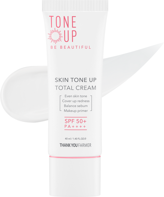 땡큐파머 스킨 톤 업 토탈 크림 40ml, 1개