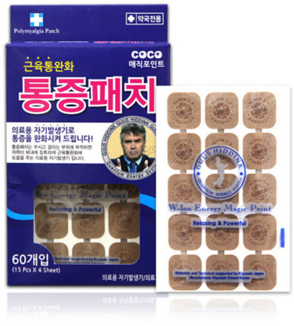 매직포인트 히딩크 통증패치 동전패치, 1개
