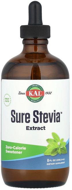 KAL 순수 스테비아 추출물 8fl oz(236.6ml) 1팩, 1개