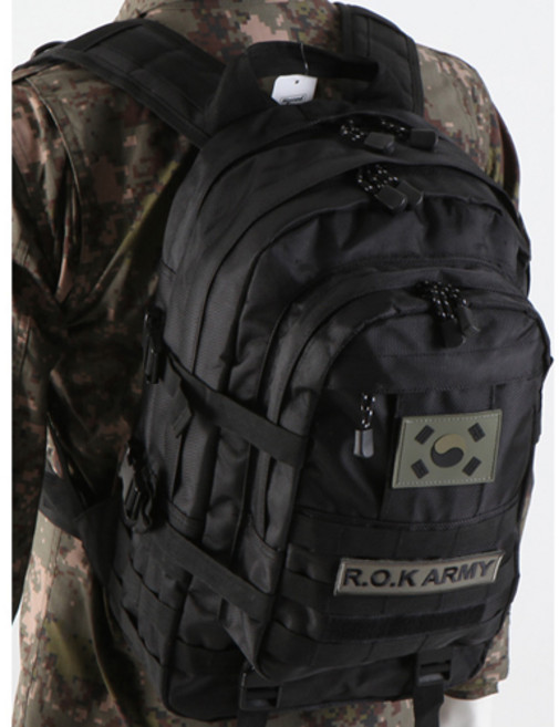 MOLLE 30L 배낭 검정 군인 백팩 군대 용품 군용 가방 밀리터리 전술 휴가 외출