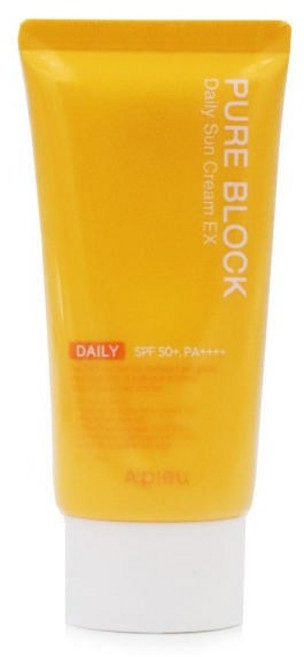 어퓨 퓨어 블록 내추럴 데일리 선크림 SPF45 PA+++, 50ml, 1개