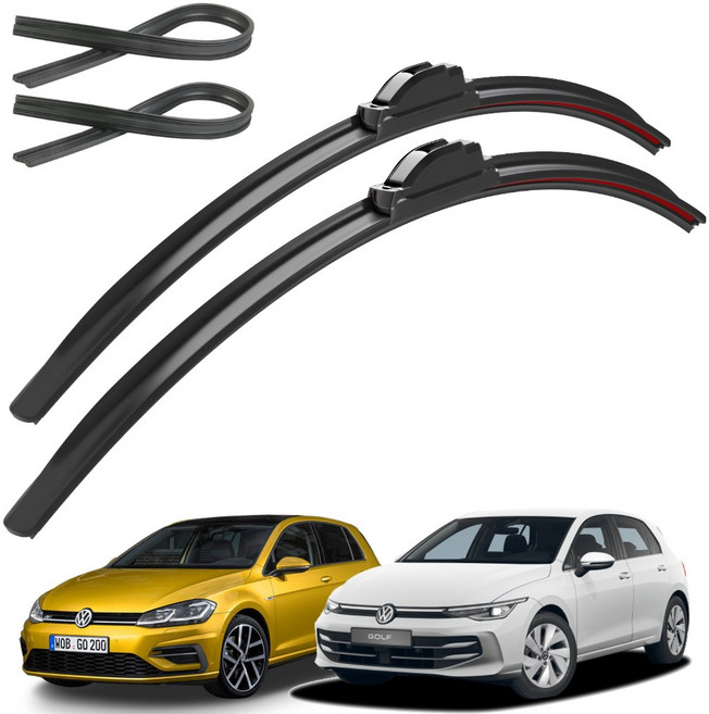 파이널 하이브리드 와이퍼 리필고무 패키지 4P, 폭스바겐골프7세대MK7(13-19)