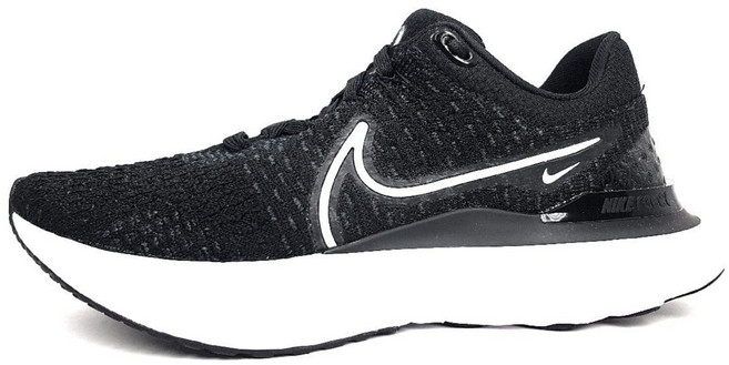 [당일발송] 나이키 리액트 인피니티 런 플라이니트 3 여성 런닝화 블랙 화이트 DD3024-001 + GRAD 정품보증택