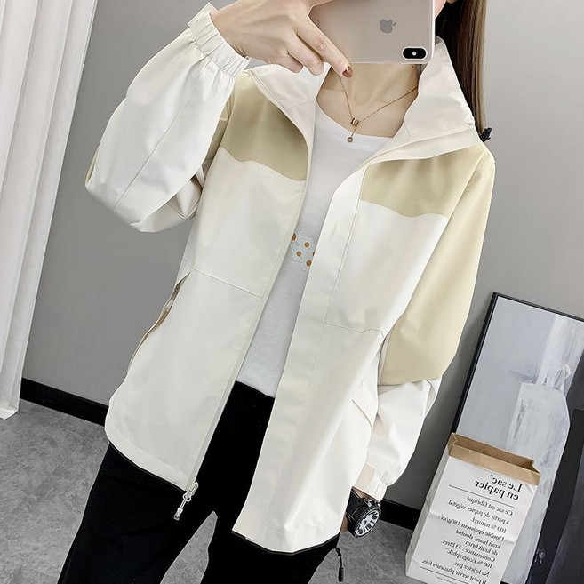 FANSYLI 아웃도어 등산복 여성 봄가을 바람막이 방수 트레이닝 자켓 트레킹복 W8A13