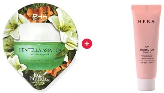 [당일발송]헤라 HERA 유브이 UV 프로텍터 톤업 선크림 SPF50+ 벨벳비누+지일비누 포함, 1개, 40L