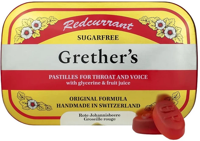 그레더스 레드커런트 구미 슈가프리 GRETHER'S Sugarfree Redcurrant Pastilles Remedy for Dry Mouth, 100g, 1개 - 쿠팡
