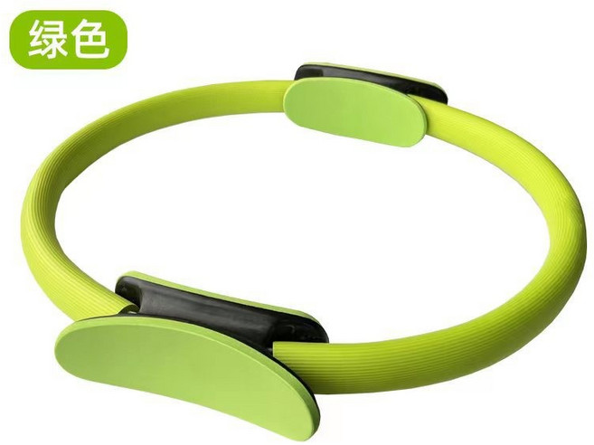 普拉提圈瑜伽阻力環魔力圈瑜伽圈健身器材運動瑜伽圈, 1個, 綠色普拉提圈(直徑37.5釐米)