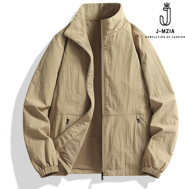 제이엠지아2025 NEW 봄가을 가디건 재킷 방풍 방수 빅사이즈 ( 50~140KG ) 캐주얼 바람막이