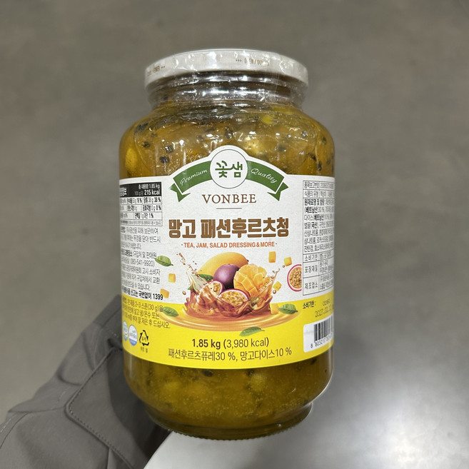 본비 망고 패션 후르츠청, 1.85kg, 1개, 1개입