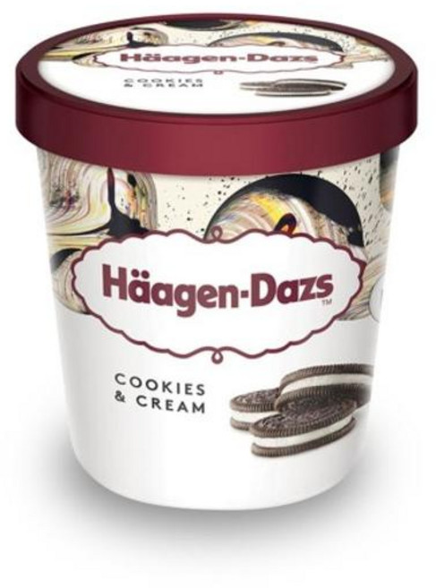 하겐다즈 쿠키앤크림 (파인트) 473ml, 3개